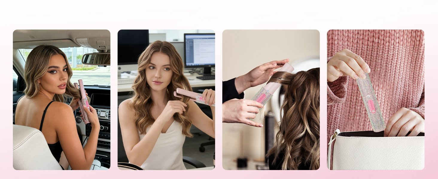 Kitchen storage system showing clear containers filled with dry goods on white shelving units. Multiple views of organized pantry storage.