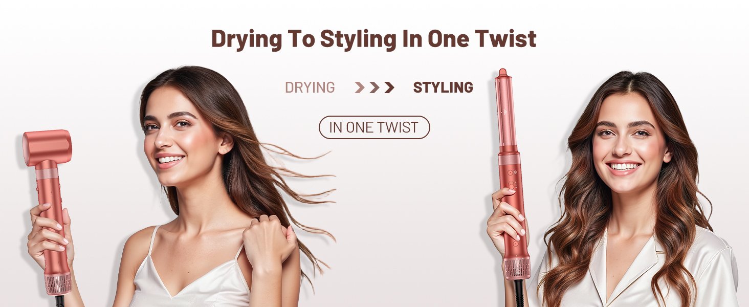 hot air brush styler and dryer