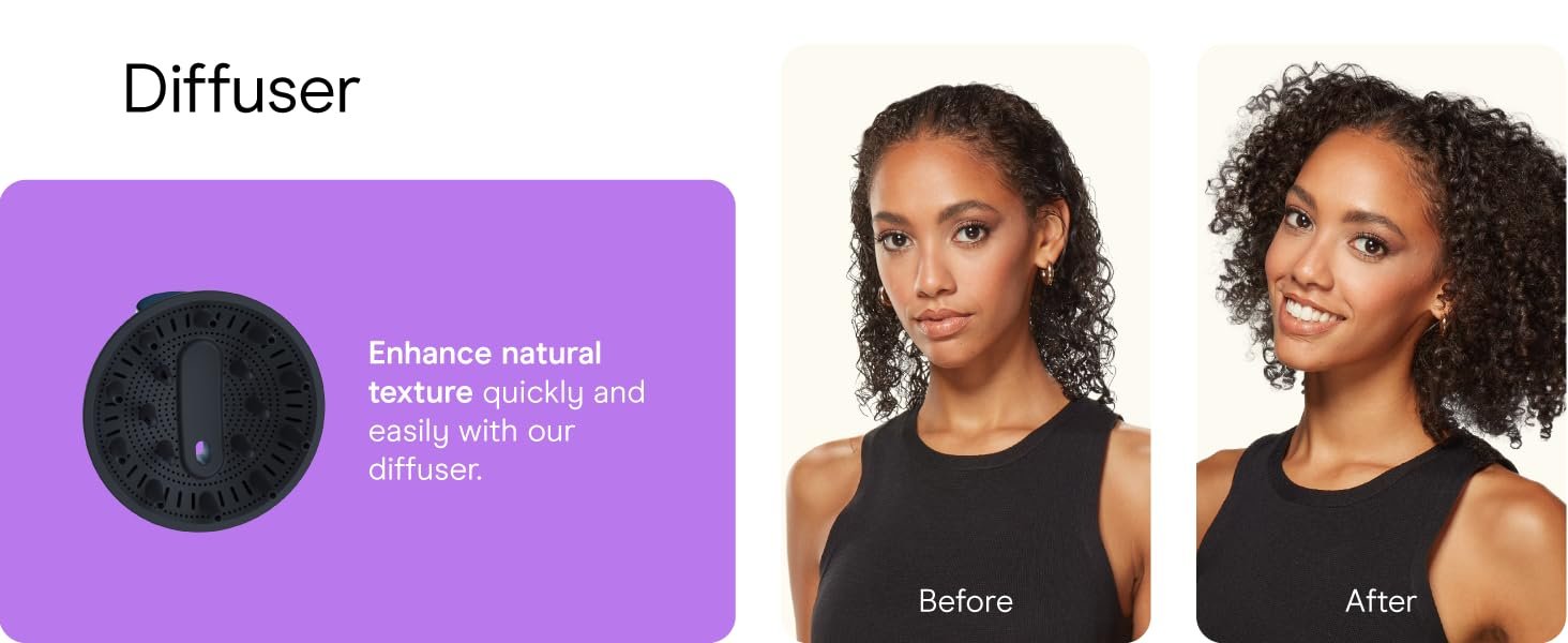 Conair infinitipro dryer air pro wand detangler volumizer straightener diffuser attachment case