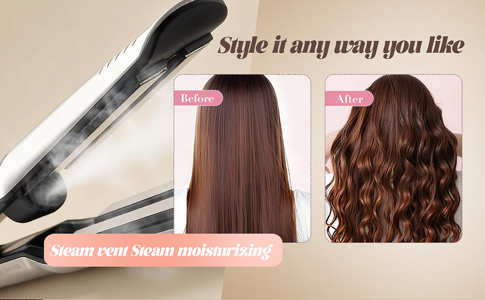 2 in 1 Flat Iron and Curler