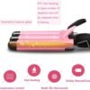 Hair Curling Iron 1 inch 3 Barrel Hair Crimper Ceramic Two Gear Temperature Control Hair Waving Styling Tools