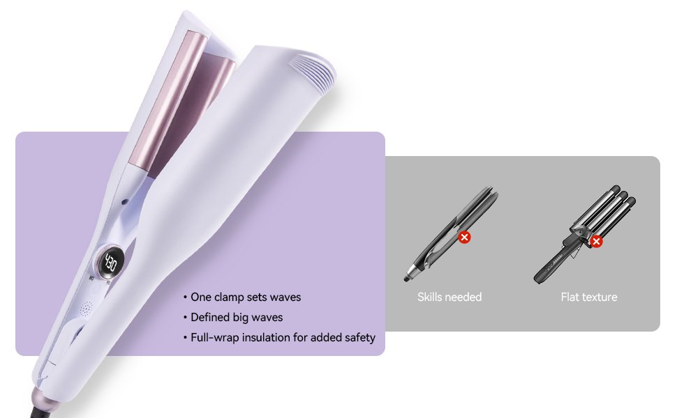 Curling Iron Hair Crimper Waver