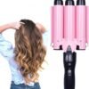 Hair Curling Iron 1 inch 3 Barrel Hair Crimper Ceramic Two Gear Temperature Control Hair Waving Styling Tools