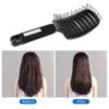 Vent Blow Dryer Hair Brush, Women Thick Long Curly Paddle Detangling Massage Brush, Fast Drying Straight Volume Comb, Curved Anti Static Styling Tool for Wet/Dry Hair