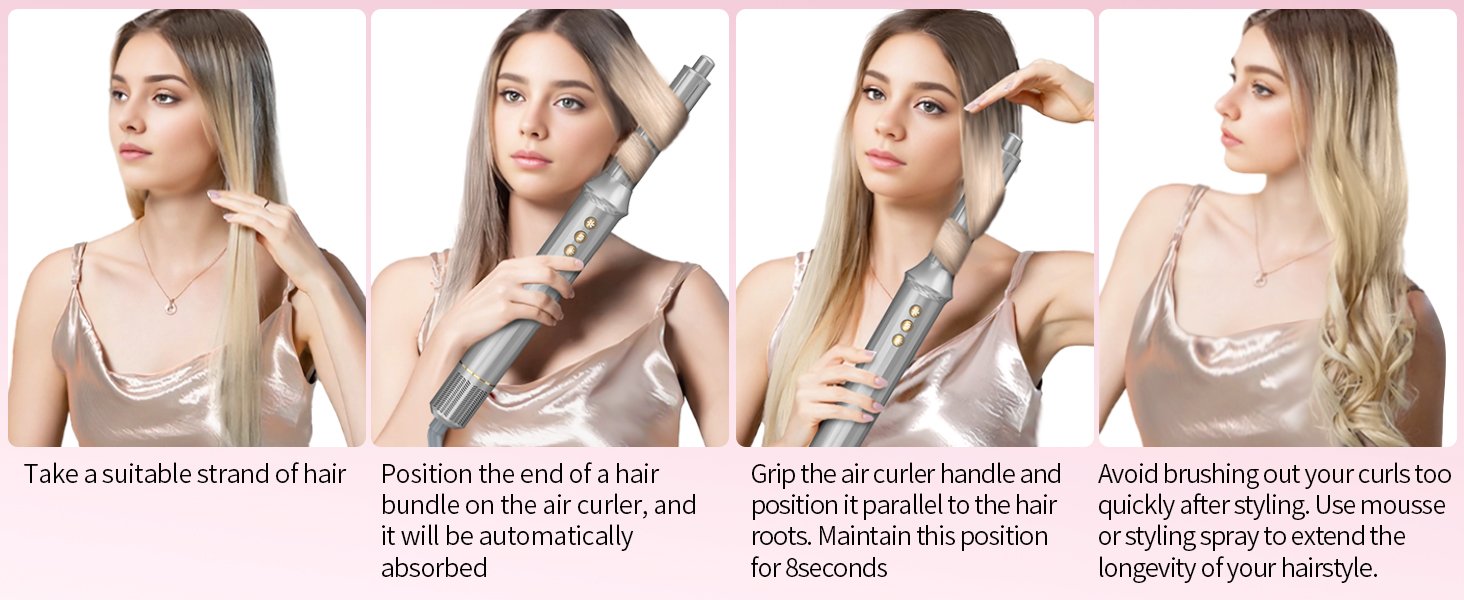 How to curl your hair with the air curler for hair
