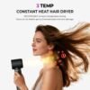 5 in 1 Blow Dryer Brush & Air Styler, Upgraded Hair Dryer Brush with Negative Ion, Air Curling Wrap for Drying, Curling, Straightening & Volumizing, Styling Tools for All Hair Types