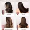 5 in 1 High-Speed Hair Dryer Brush - Hot Air Styler & Hair Styler, Fast Drying Blow Dryer Brush No Heat Damage Multi-Styler Auto Wrap Curlers for Volumizing Curl Straighten Frizz-Free