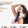 5 in 1 Hair Dryer Brush Set,Professional Negative Ionic Hot Air Styler, Air Curling Wrap Styler,Detachable Blow Dryer Brush With Auto Wrap Curlers,Hair Styling Tools For Straight/Curl/Drying/Smoothing