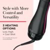 One-Step Hair Dryer and Styler, All-in-One Hair Brush Straightener for Salon-Quality Smooth & Straight Styles, Black