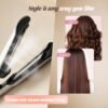 Hair Straightener and Curling Iron 2-in-1 Hair Straightener with Steam Styling Tool for Hair Straightening and Curls 2026 New Grey Ceramic Straightener and Curling Iron for Straight Curly