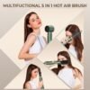 5 in 1 Blow Dryer Brush, Negative Ion Hair Dryer Brush Set Upgrade Hot Air Brush Air Styler Curling Wrap Air Curler, Curling Iron Hair Styling Tools As A Gift for Straight/Curl/Drying/Smoothing