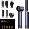 5 in 1 Hair Dryer Brush Set, Negative Ion Blow Dryer Brush Upgrade Hot Air Brush Air Styler Curling Wrap Air Curler, Curling Iron Hair Styling Tools As A Gift for Straight/Curl/Drying/Smoothing