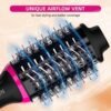 Hair Dryer Blow Dryer Brush in One, Professional Hot Air Brush 4 in 1 One Step Hair Dryer and Styler Volumizer with Negative Ion for Drying, Straightening, Salon for All Hair Types