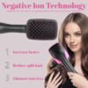 Hair Dryer Brush Blow Dryer Brush in One, 3 in 1 One Step Hair Dryer and Styler, Negative Ion Hair Straightener Hot Air Styling Tool for Straightening Drying Smoothing