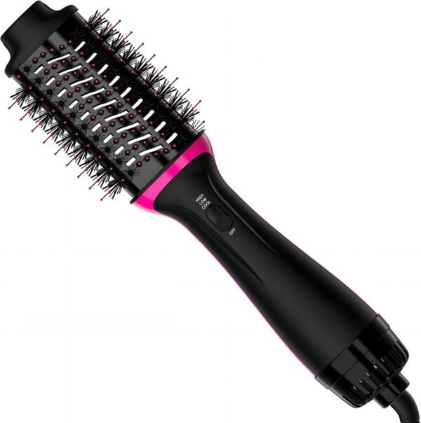 Hair Dryer Blow Dryer Brush in One, Professional Hot Air Brush 4 in 1 One Step Hair Dryer and Styler Volumizer with Negative Ion for Drying, Straightening, Salon for All Hair Types
