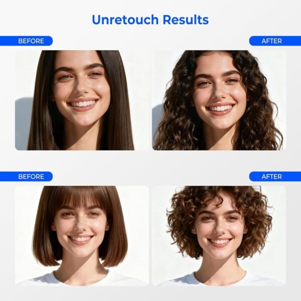 Crimper Hair Tool, Mini Hair Crimper for Women Heating up 390°F, Waver Curling Iron with Europe UK Adapter Plug, Double Voltage Crimping Iron for All Style (9.5 Inch/1.5 Inch)