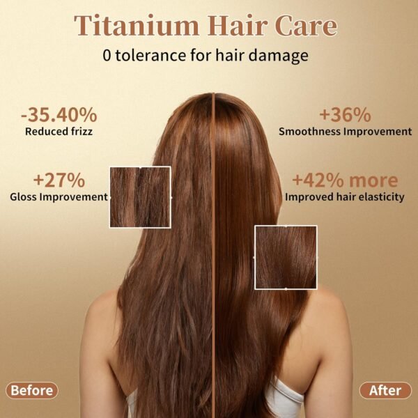 2-in-1 Cordless Hair Straightener Curler, 2S Rapid Preheating Titanium Flat Iron, 5000mAh USB-C Rechargeable Mini Travel Styling Tool, LCD 3 Temp Settings for Women (Urban OL)