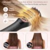 3-in-1 Hair Dryer Brush, Professional 1200W Ionic Blow Dryer Brush with Ceramic & Tourmaline Technology, 3 Heat/2 Speed Settings One Step Hair Dryer & Styler for All Hair Types