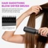 5 in 1 Blow Dryer Brush & Air Styler, Upgraded Hair Dryer Brush with Negative Ion, Air Curling Wrap for Drying, Curling, Straightening & Volumizing, Styling Tools for All Hair Types