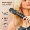 5 in 1 Blow Dryer Brush, Upgrade Hair Dryer Brush Air Curler Air Curling Wrap Styler, Detachable Hot Air Brush Negative Ion Curling Brush Iron, Hair Styling Tools for Drying Curling Straightening