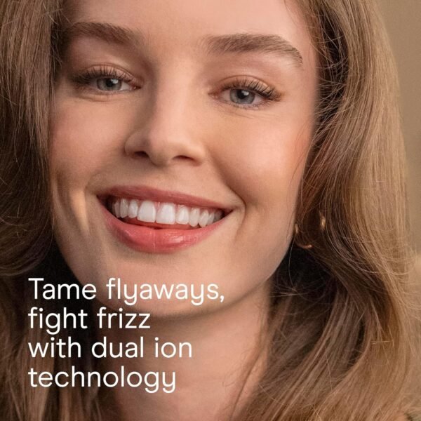 5-in-1 Hair Drying Wand, Straightener, and Styler, Ionic All-in-One Digital Motor Blow Dryer, Includes 4 High-Performance Attachments, Cherry Red