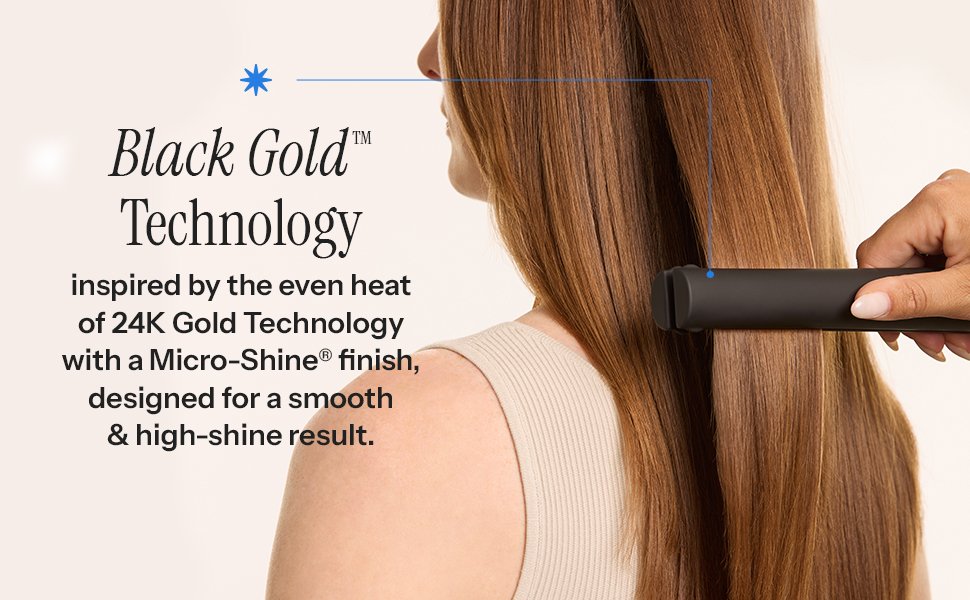 Black Gold Flat Iron black gold technology