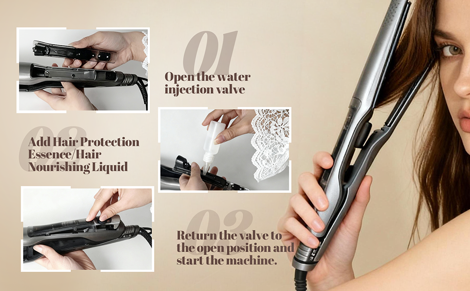 Hair Straightener and Curling Iron