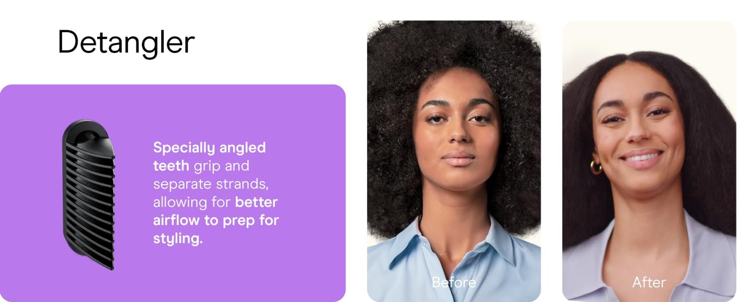 Conair infinitipro dryer air pro wand detangler volumizer straightener diffuser attachment case